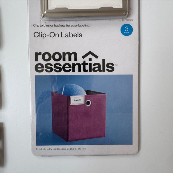 Room Essentials Clip-On Labels - Picture 2 of 3